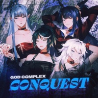 Album cover for CONQUEST (feat. Cartian, Isaa Corva, Yuki, RIHSURI & Derivakat) - Single by God Complex