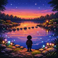 Twilight Riverbanks — PixelNatureWave PixelBeats