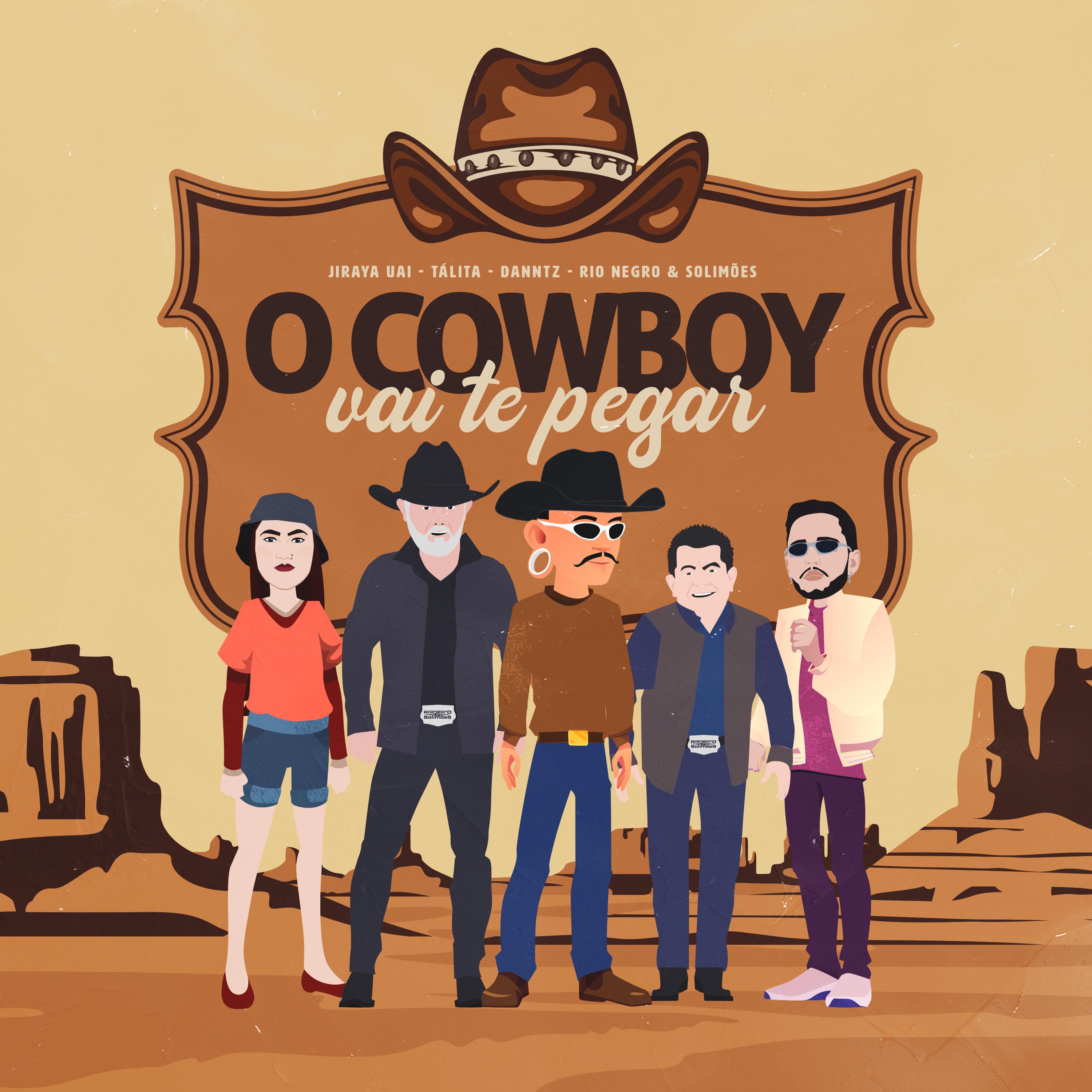 O Cowboy Vai Te Pegar Eletronejo (feat. Rionegro & Solimões) - Single