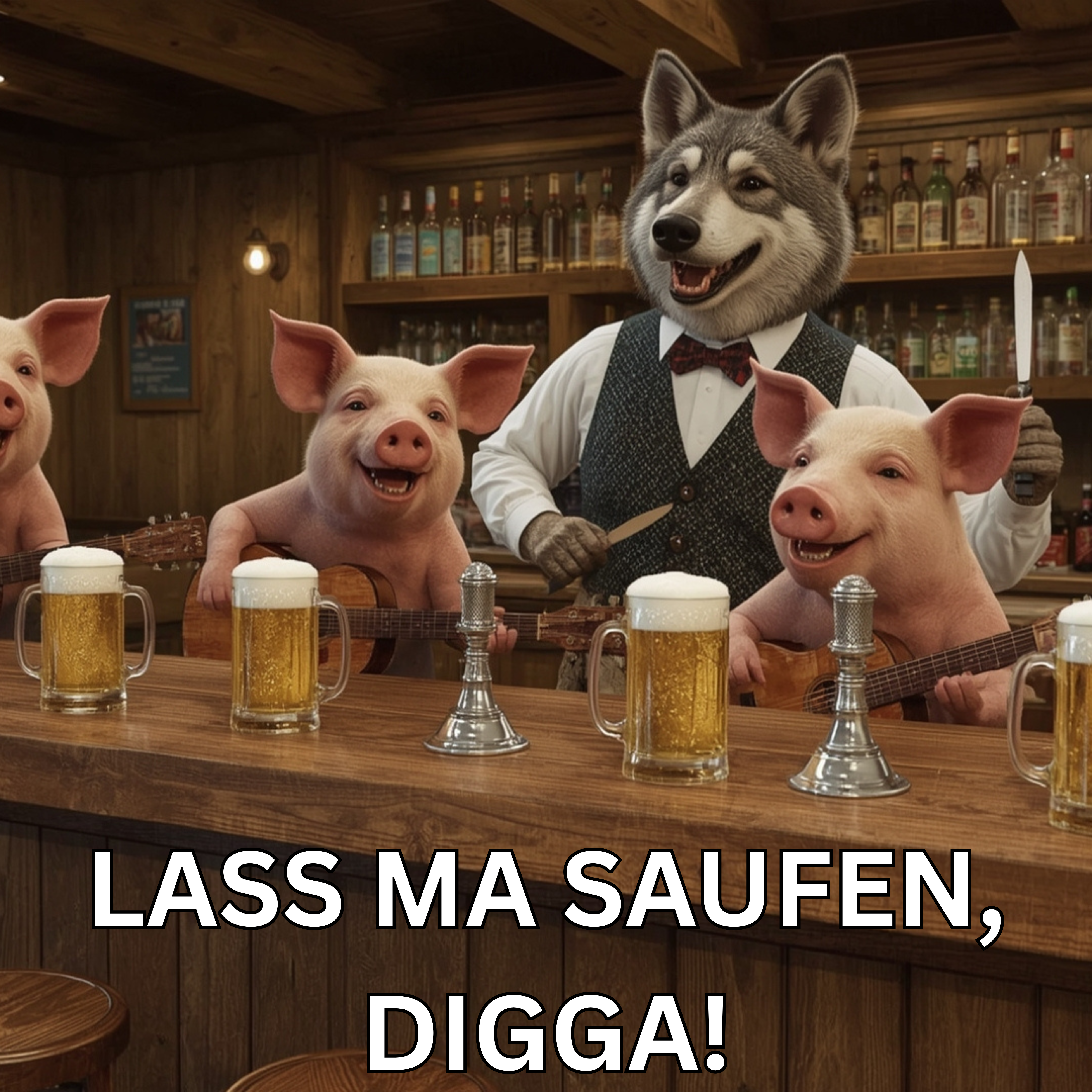 LASS MA SAUFEN, DIGGA! - Single