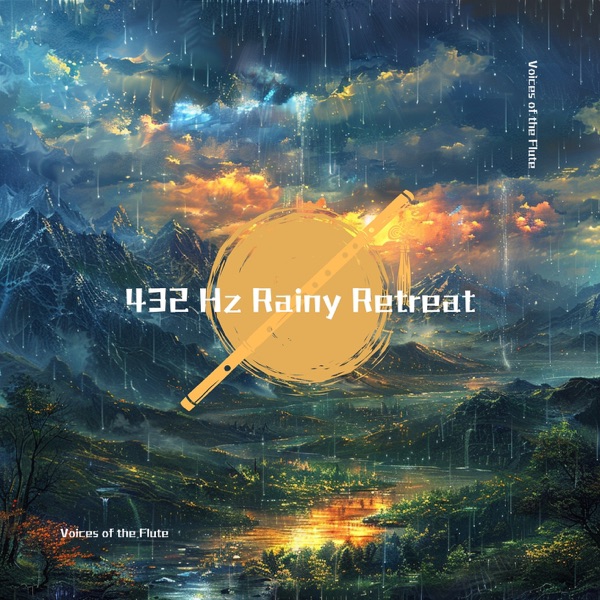 432 Hz Rainy Retreat: Flute Sounds for Deep Rest
