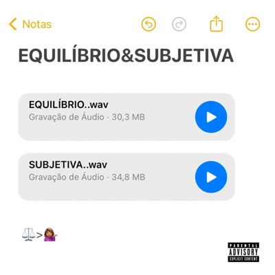 EQUILÍBRIO&SUBJETIVA - Single