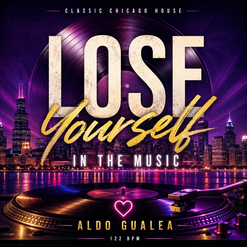 Обложка альбома «Lose Yourself (in The Music) - Single» — Aldo Gualea