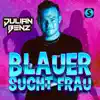 Blauer Sucht Frau