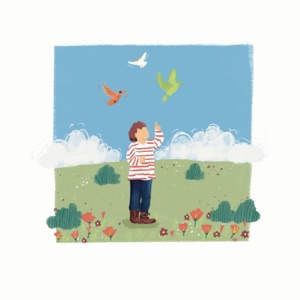 look at the birds