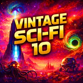 Vintage Sci-Fi 10 - 22 Classic Science Fiction Short Stories from Isaac Asimov, Andre Norton, Ray Bradbury, Arthur C. Clarke, Leigh Brackett and more