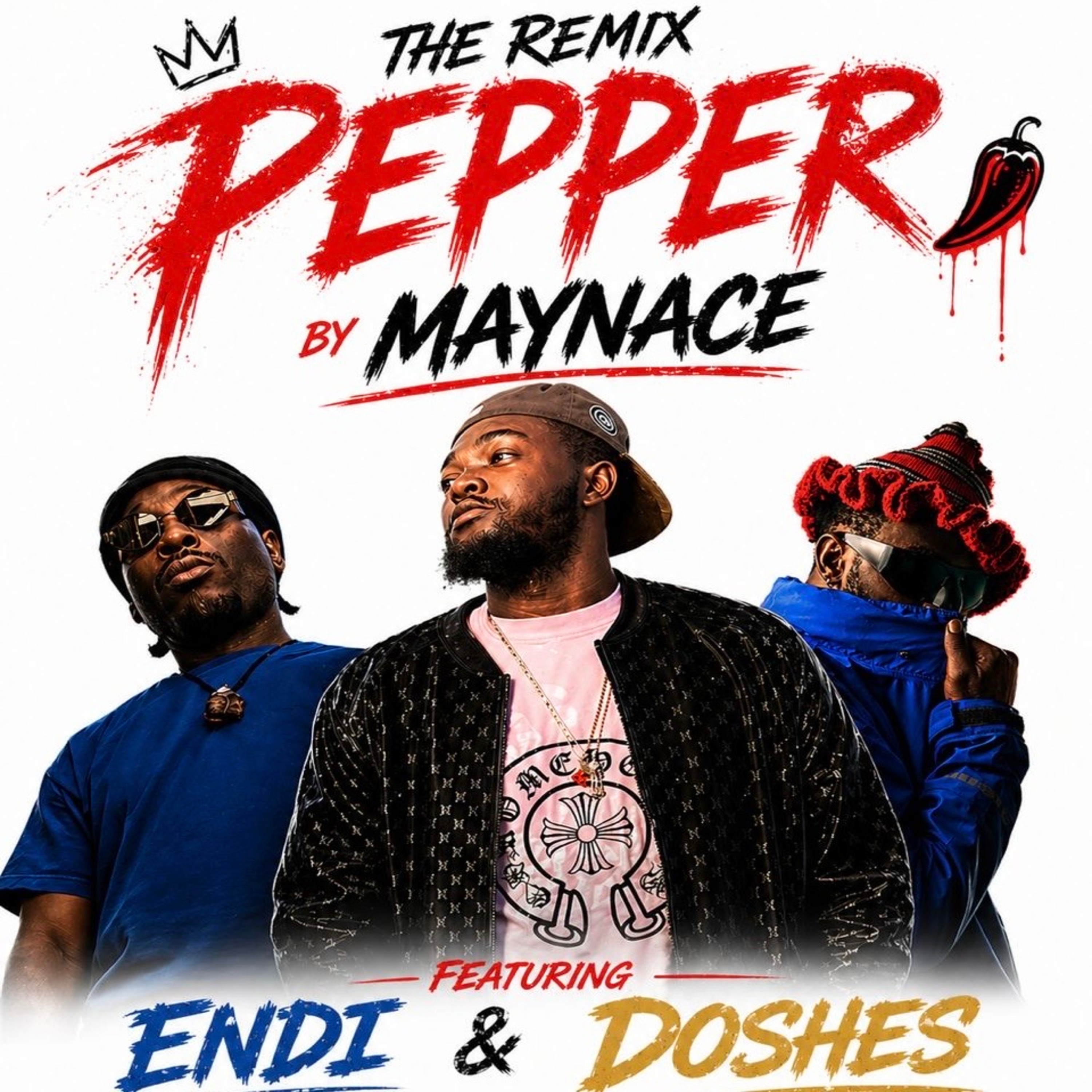 Pepper (Remix) [feat. Endi & Doshes] - Single by Maynace album cover