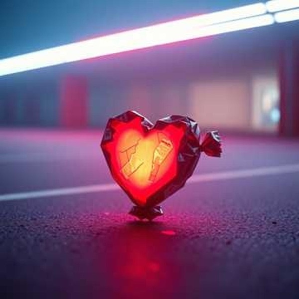 Candy Wrapper Heart - Single