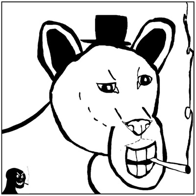 vi er alle katter som har på oss rare hatter