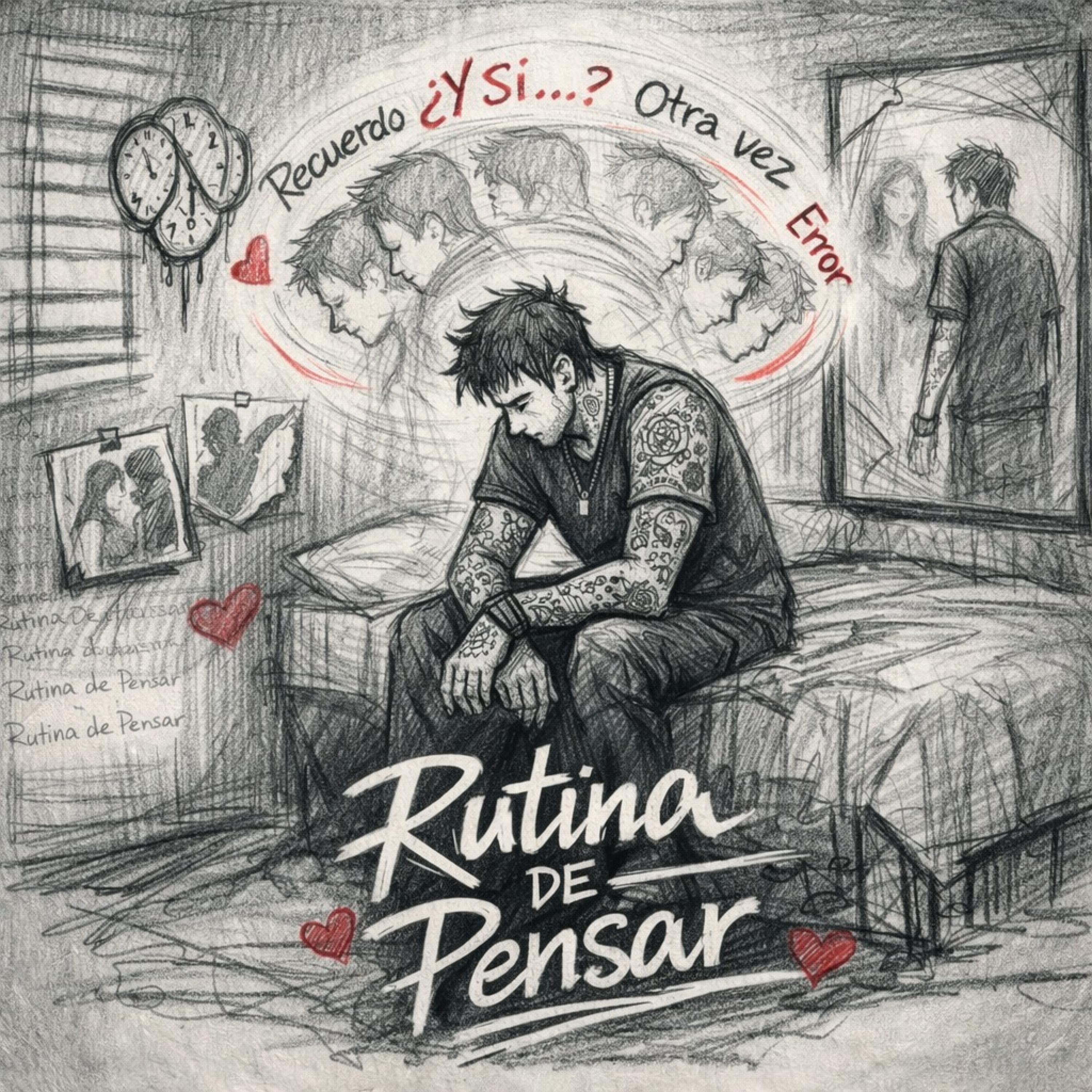 Rutina de pensar - Single by Kronnos album cover