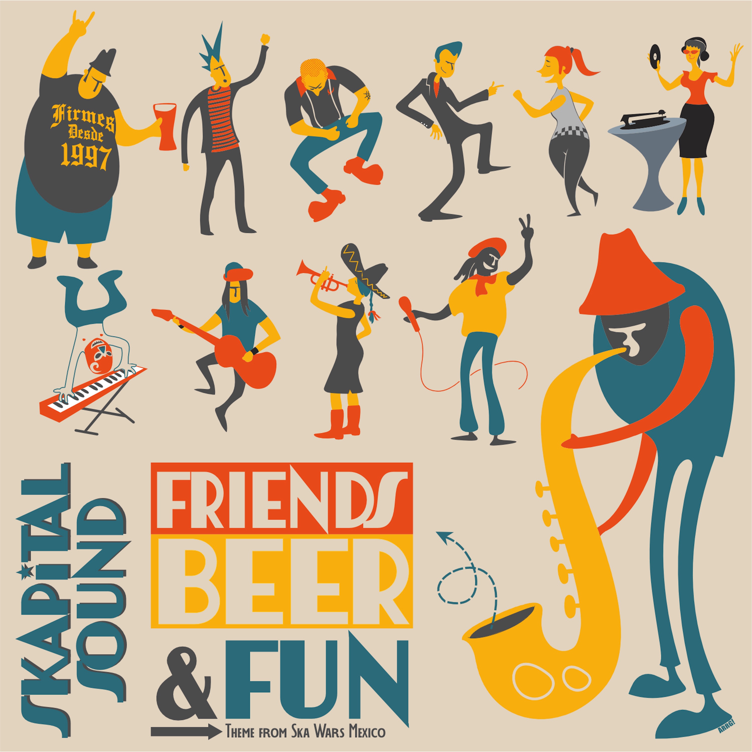 Friends, Beer & Fun (Theme from Ska Wars Mexico) - Single
