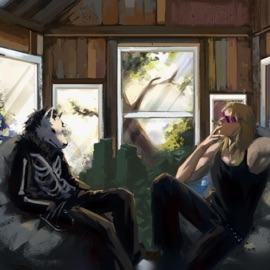 SEARCHING FOR MEANING SKUllDOG & KHAON