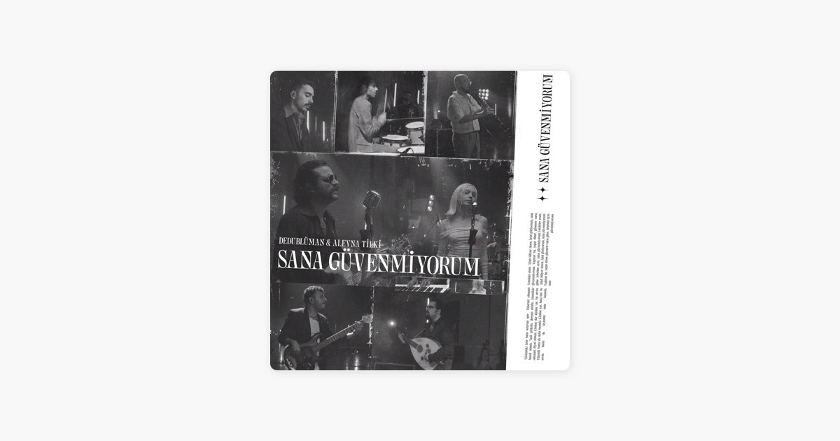 Sana Güvenmiyorum (Dedub Sessions) - Dedublüman & Aleyna Tilki