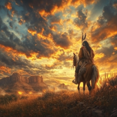 Fire in the Desert Sky (Ambient Native American Music)