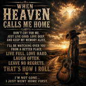 Cover art for When Heaven Calls Me Home by Home Grown Country