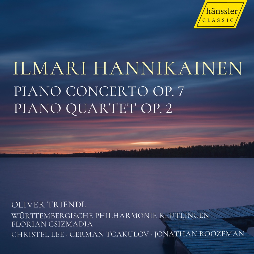 Обложка альбома «Hannikainen: Piano Concerto in B-Flat Minor, Op. 7 & Piano Quartet in F-Sharp Minor, Op. 2» — Oliver Triendl