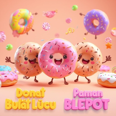 Donat Bulat Lucu (Paman Blepot) anak anak - Single