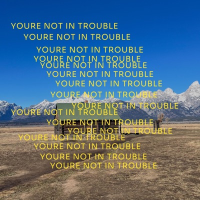 YOU'RE NOT IN TROUBLE