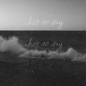 Who's to Say - Single