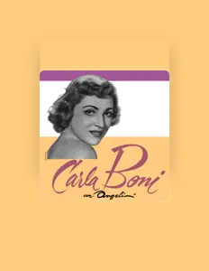 Listen to Carla Boni, watch music videos, read bio, see tour dates & more!