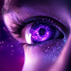 Purple Aura Flow for Intuition