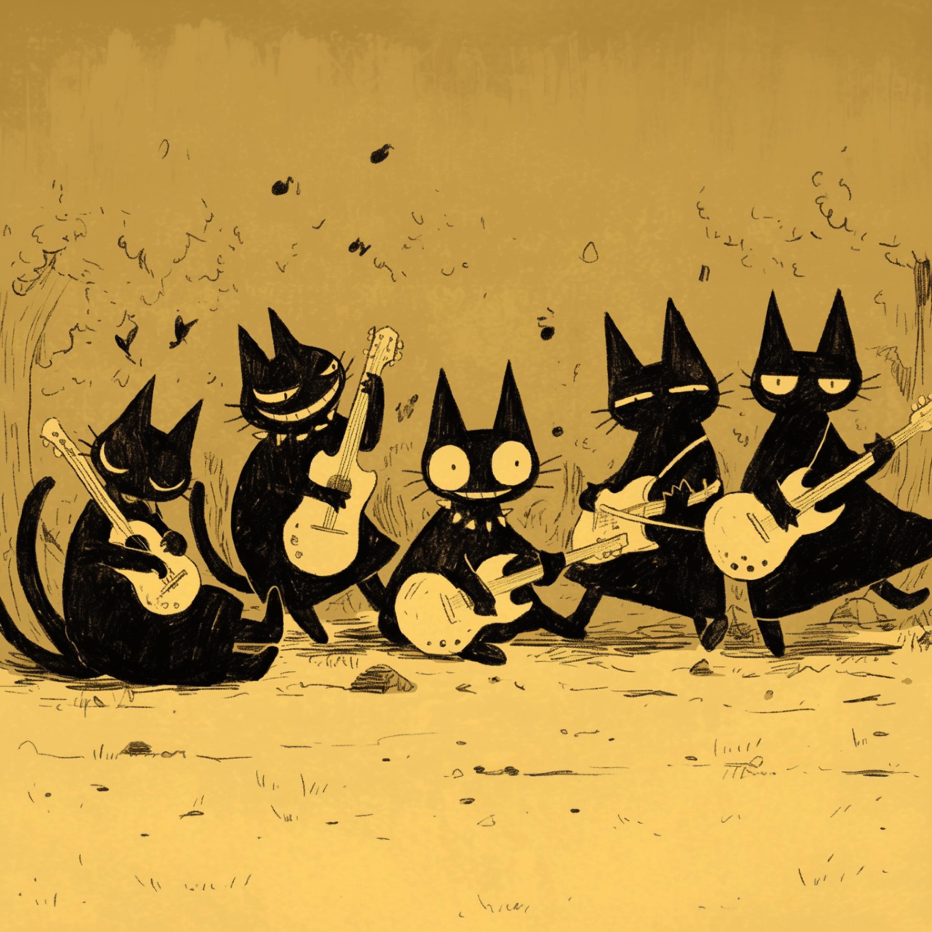 Black Cats Sax & Guitar Night