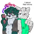 i never feel alone
