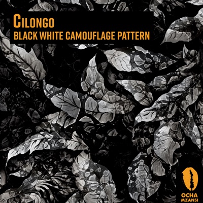 Black White Camouflage Pattern - Single