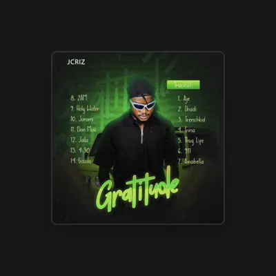 Listen to jcriz, watch music videos, read bio, see tour dates & more!