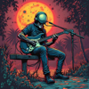 Black Bird music - Jollero ilustración