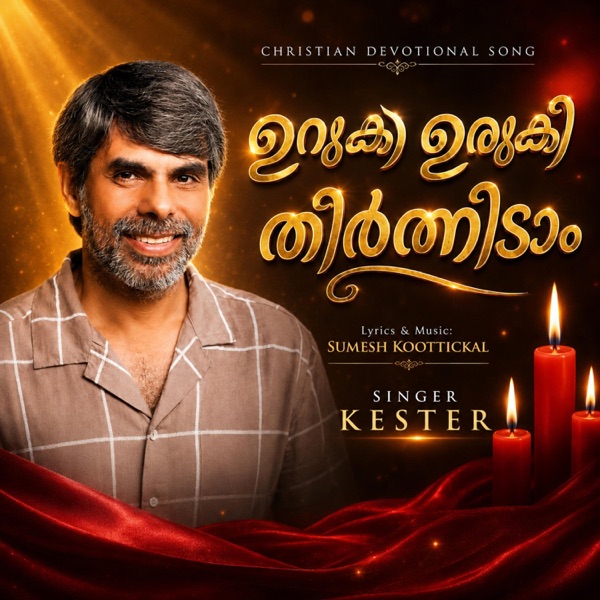Uruki Uruki Theernidam Oru Mezhukuthiripol Njan Kester | christian devotional song