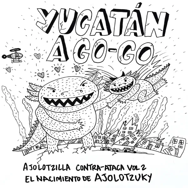 Ajolotzilla Contra Ataca, Vol.2 (El Nacimiento de Ajolotzuki) cover