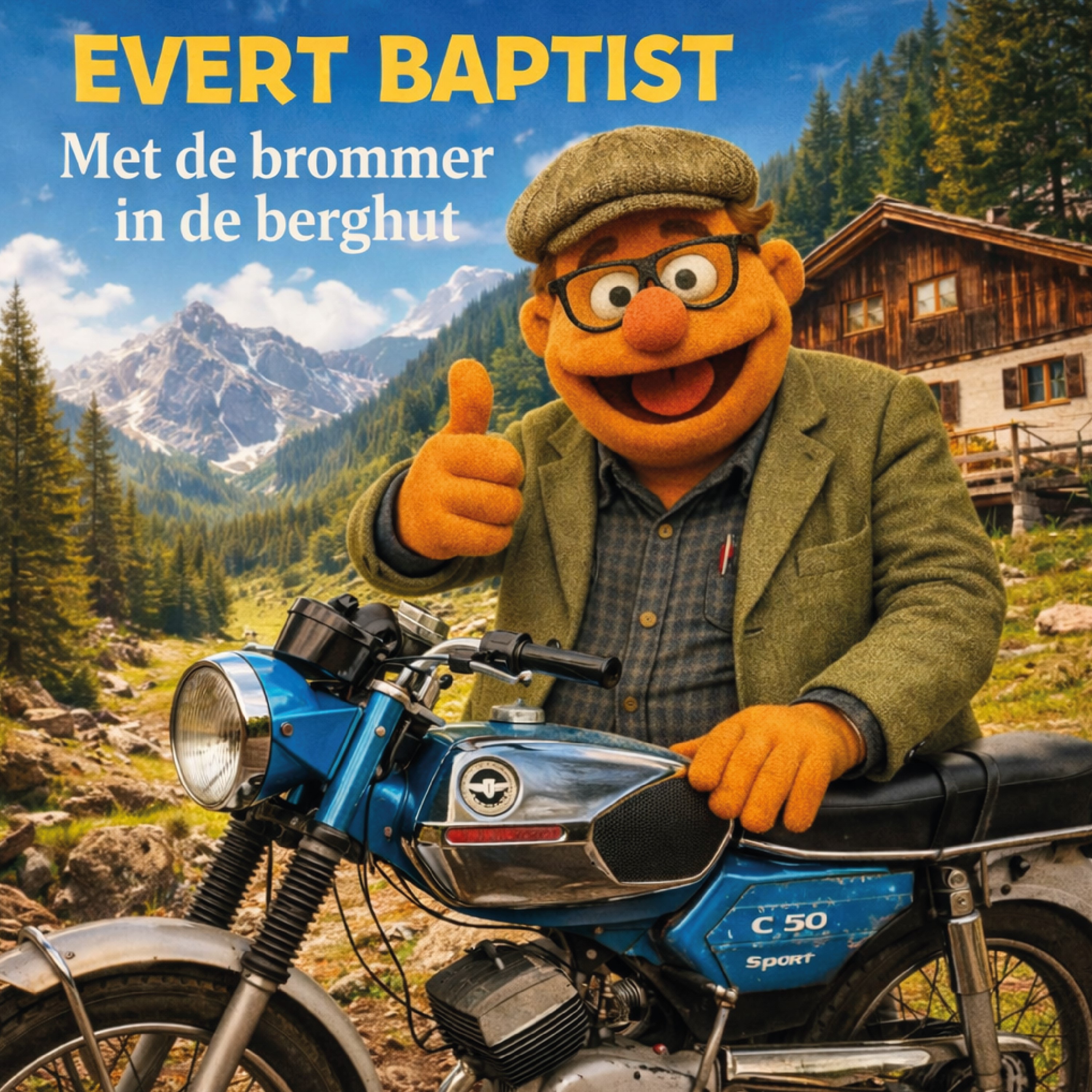 Met de brommer in de bergen - Single