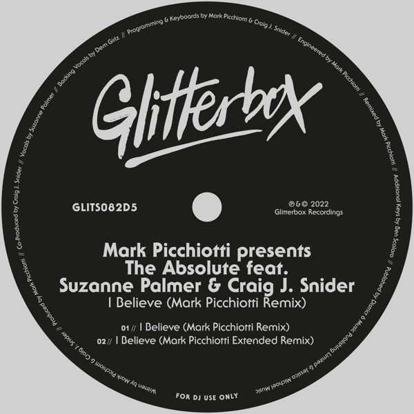 I Believe (feat. Suzanne Palmer & Craig J. Snider) [Mark Picchiotti Remix] - Single