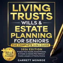 Living Trusts, Wills & Estate Planning for Seniors: The Complete 3-in-1 Guide: Protect Your Assets, Avoid Probate & Create an Estate Plan Without Costly Lawyers or Family Drama (+Will & Trust Forms) (Unabridged)