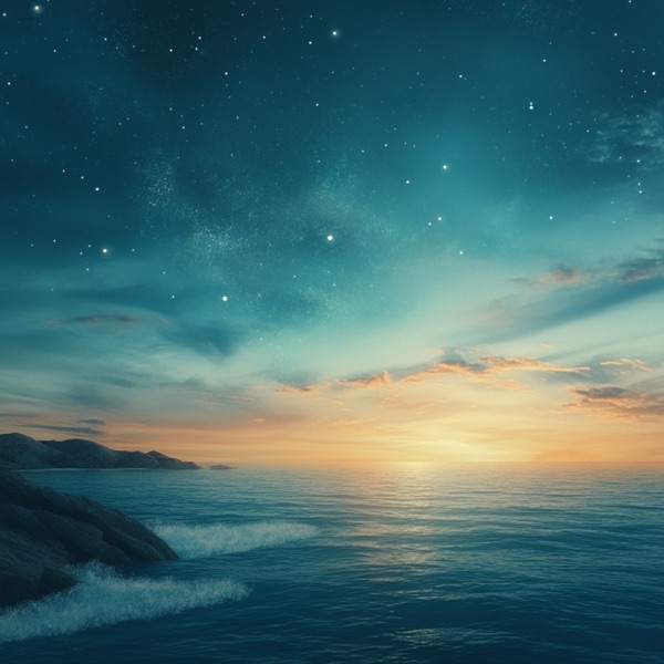 Diffused Shores Under Pale Moons