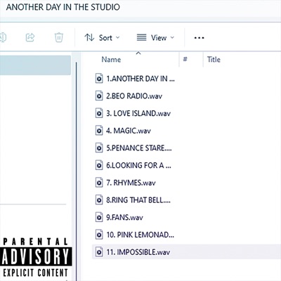 Another Day In The Studio