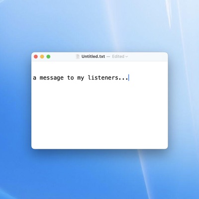 a message to my listeners - Single