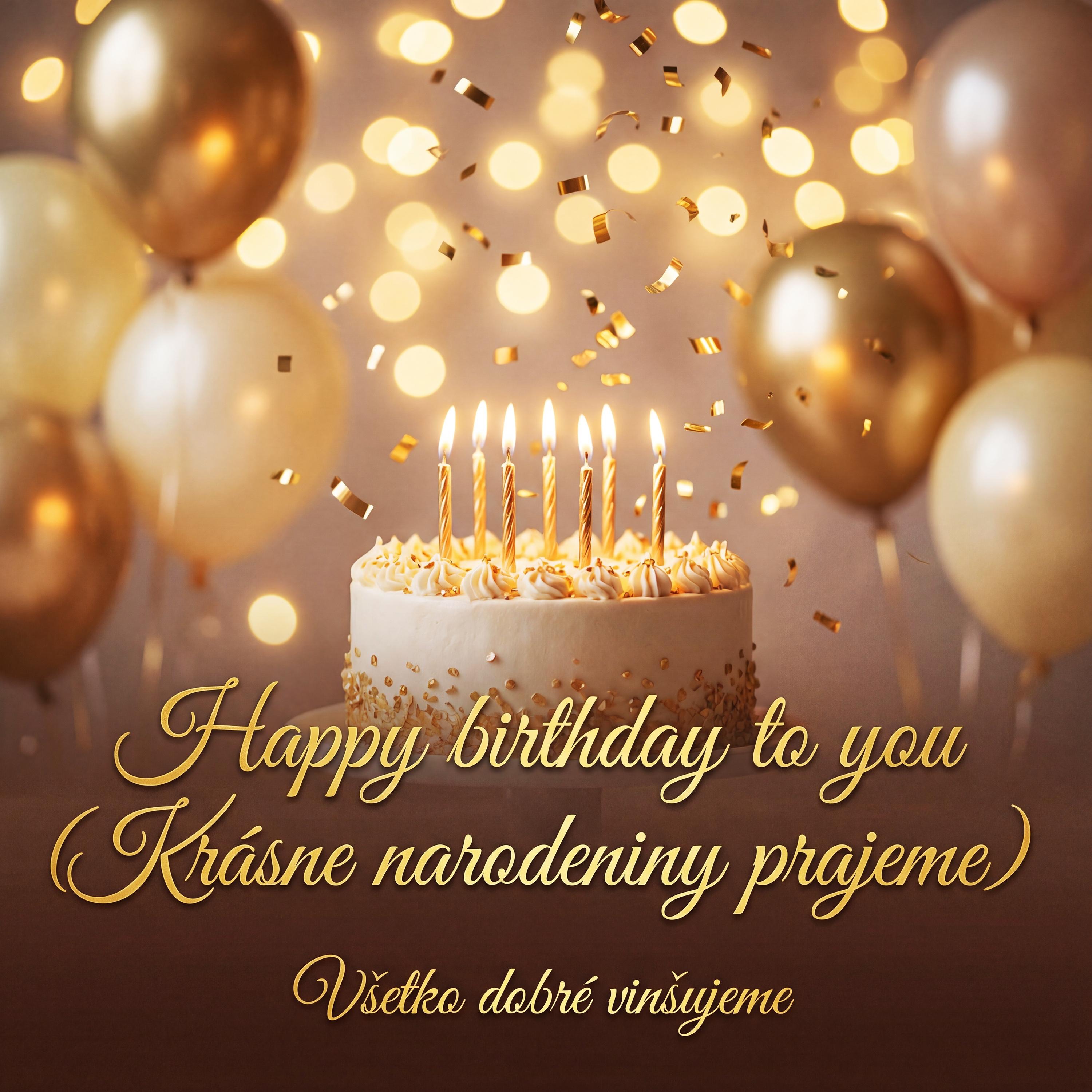 Happy Birthday To You (Krásne narodeniny prajeme) - AI NCM Zone