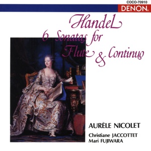 Handel: 6 Sonatas for Flute & Continuo