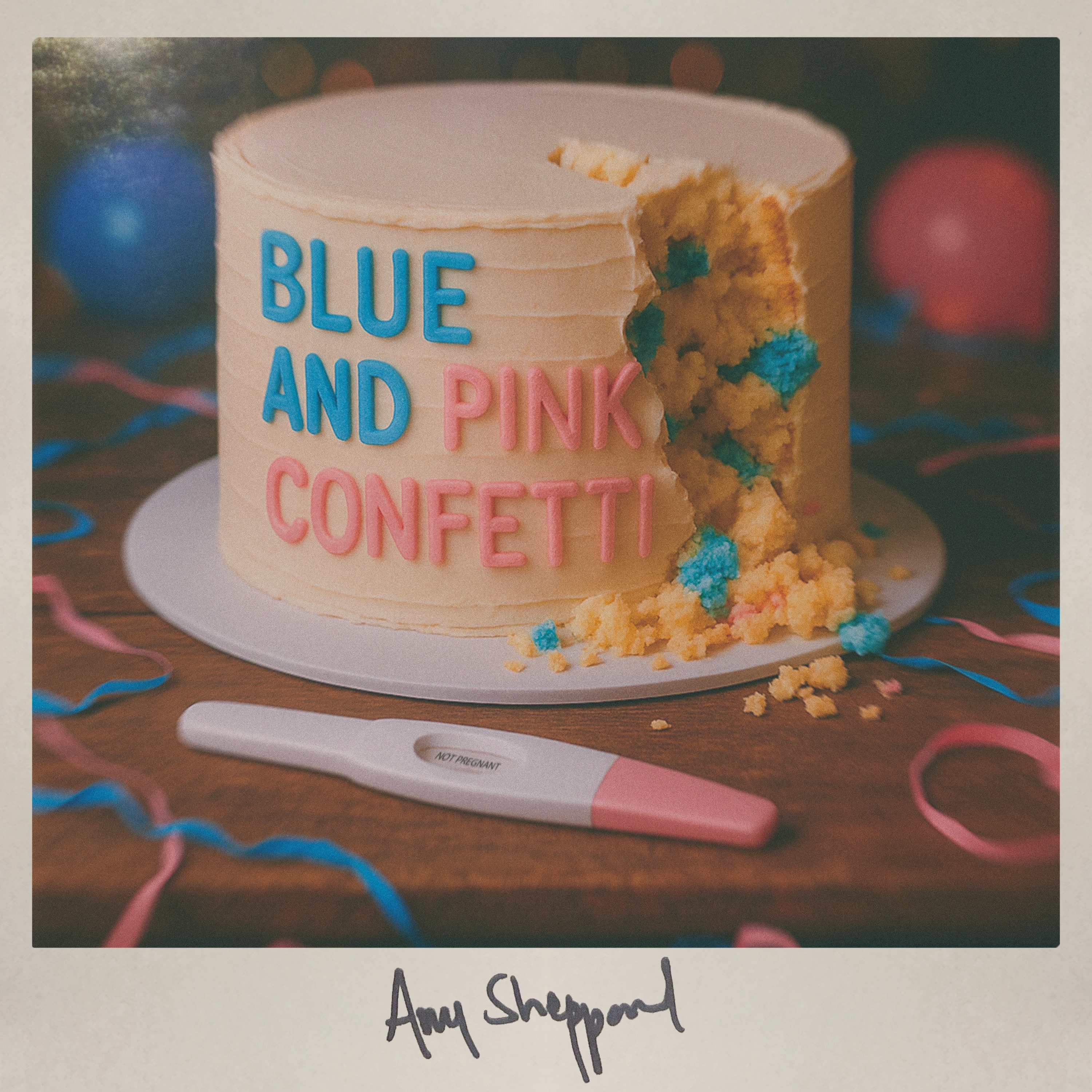 Blue and Pink Confetti - Single