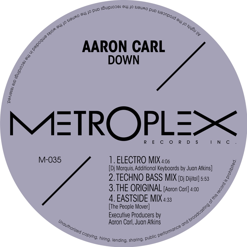 Обложка альбома «Down - EP» — Aaron Carl