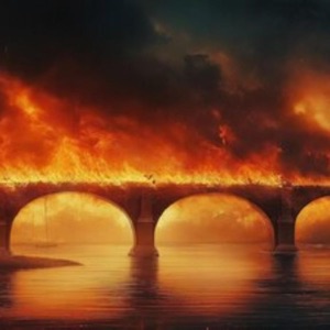 Bridge In Flames