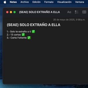 Solo te extraño a ti