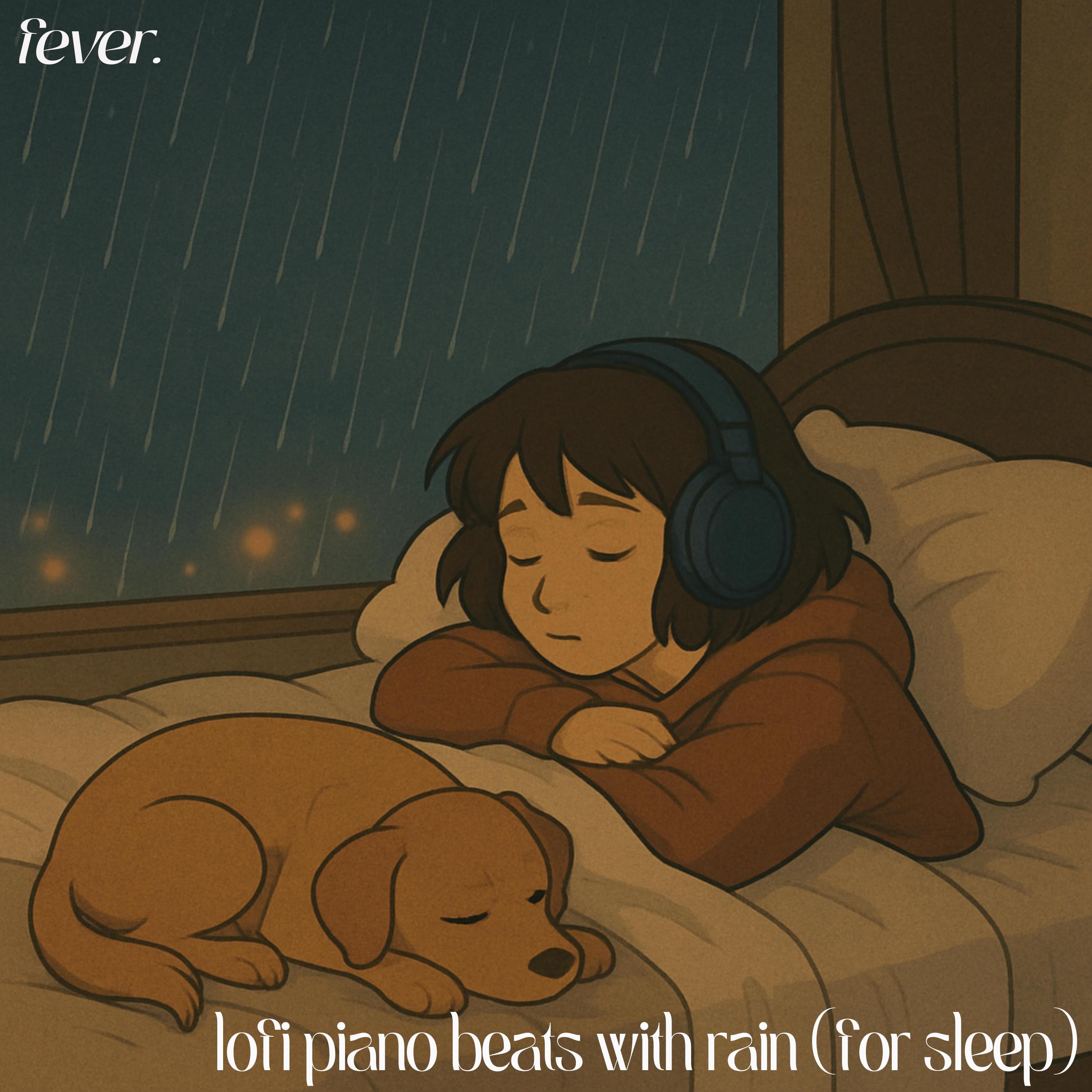 lofi piano beats with rain (for sleep)