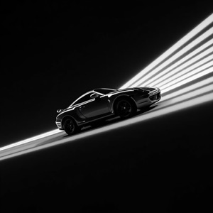 Silver Porshe