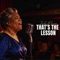 That's The Lesson - Jada Monroe lyrics