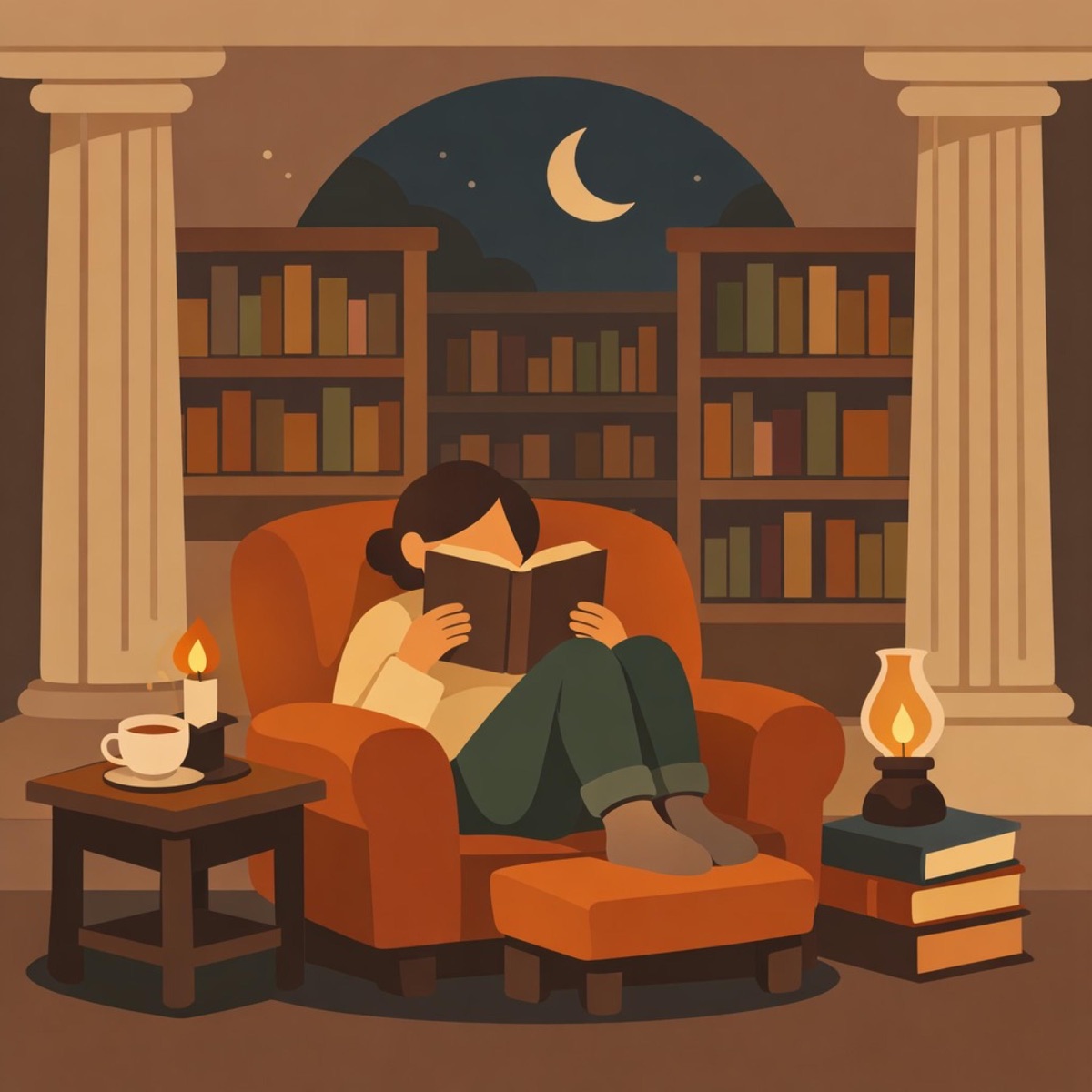 Ancient Library: Reading Lofi Deep Focus Study cover art
