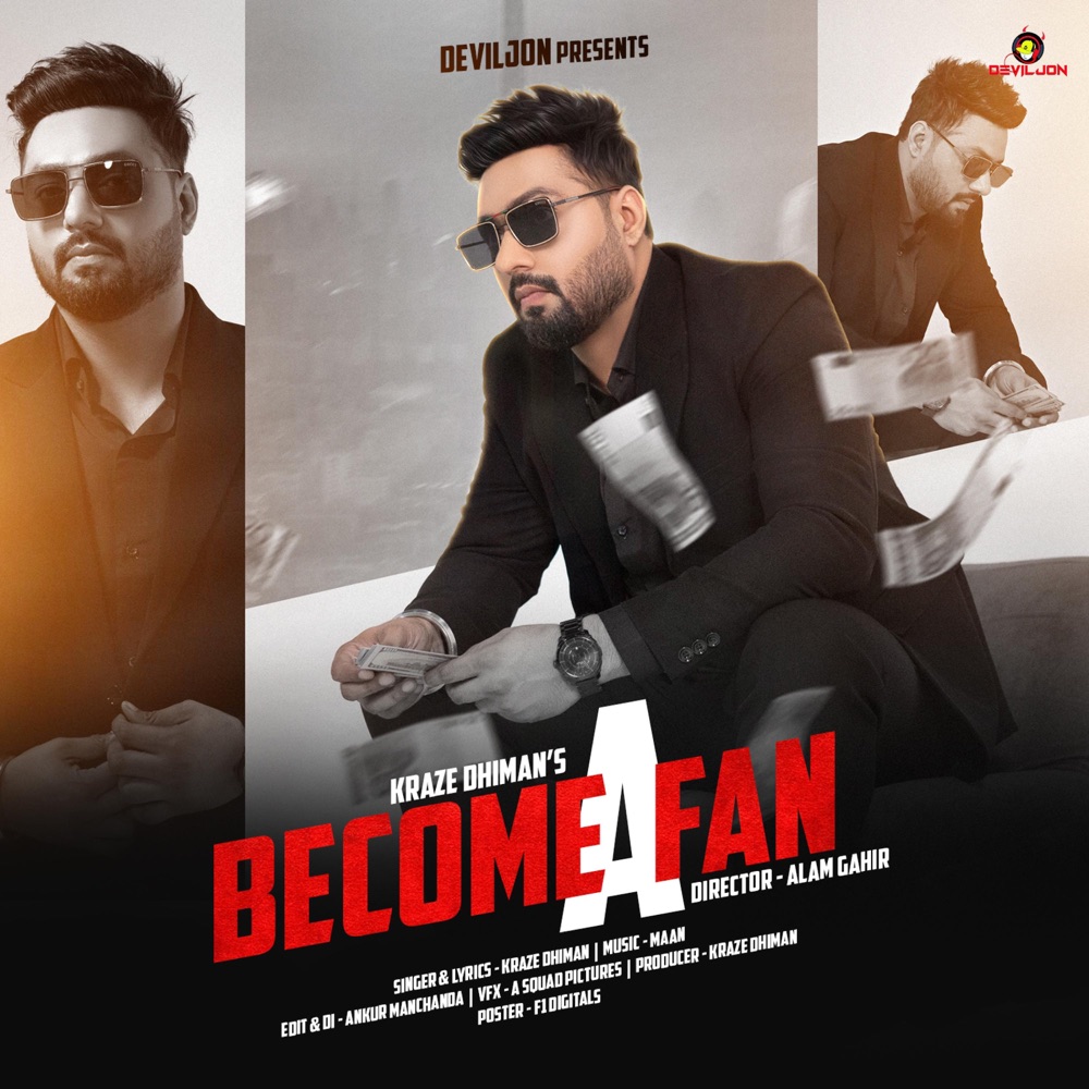 Обложка альбома «Become a fan - Single» — Kraze Dhiman