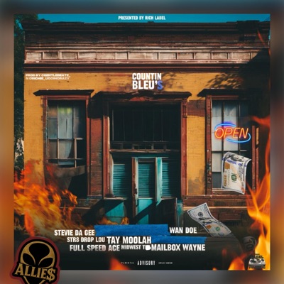 Countin Bleu's (feat. Midwest T, Tay Moolah, Wan Doe, Mailbox Wayne, Steve Da Gee, Str8 Drop Lou & FullSpeed Ace) - Single